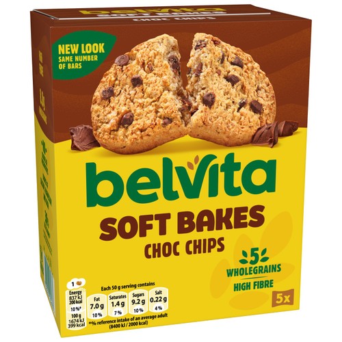 Belvita Choc Chips Soft Bakes Breakfast Biscuits