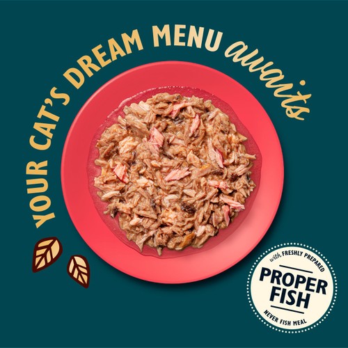 Lily's Kitchen Shredded Fillets Tuna & Salmon in Broth Wet Food for Cats