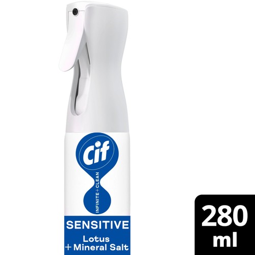 Cif Infinite Clean Sensitive Lotus & Mineral Salt All In One Cleaning Spray