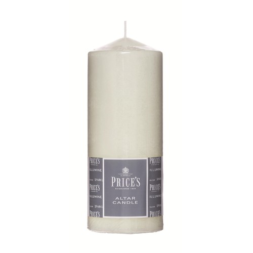 Price's Altar Candle Ivory 200 x 80 mm 
