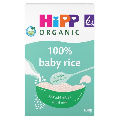 HiPP Organic 100% Baby Rice 6+ Months 