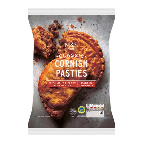 M&S 2 Cornish Pasties