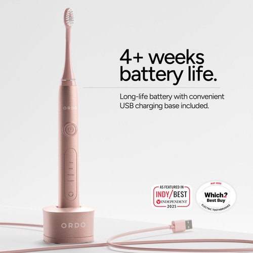 Ordo Sonic+ Electric Toothbrush - Rose Gold