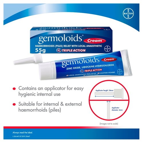 Germoloids Triple Action Haemorrhoids & Piles Cream