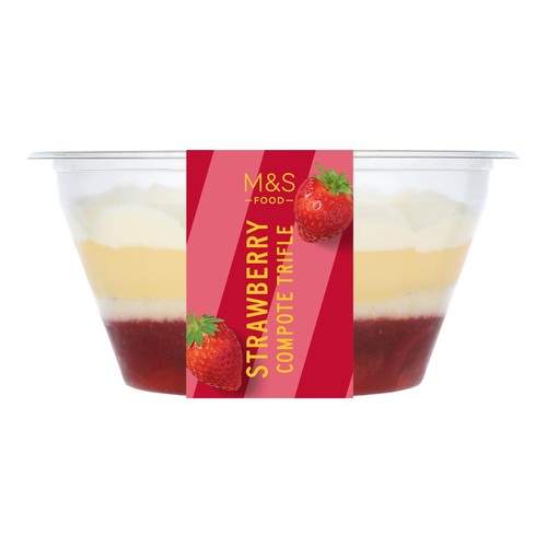 M&S Strawberry Compote Trifle (Serves 4)