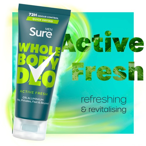 Sure Men Whole Body Active Fresh Cream Deodorant