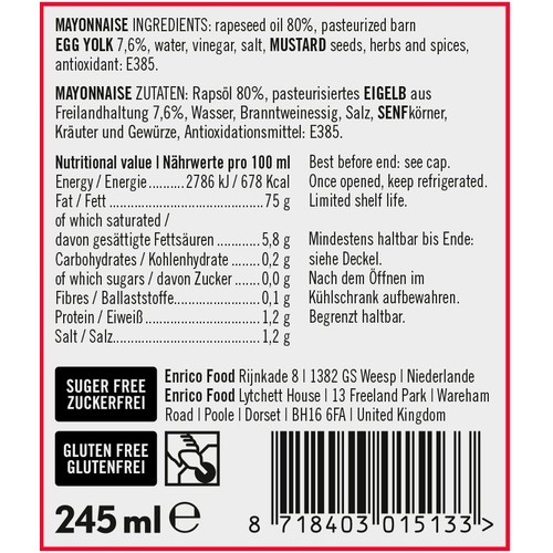 Jean Baton Mayonnaise Belgian recipe