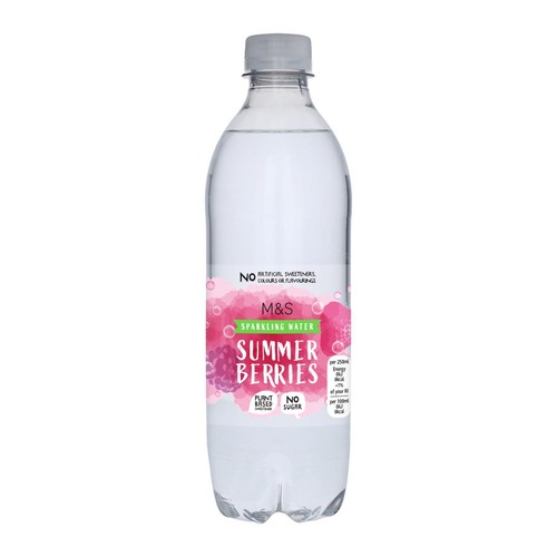 M&S Sparkling Summer Berries Water