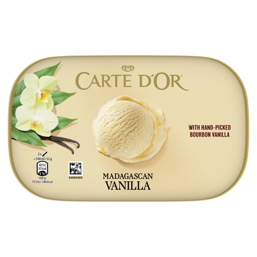 Carte D'Or Madagascan Vanilla Ice Cream Tub