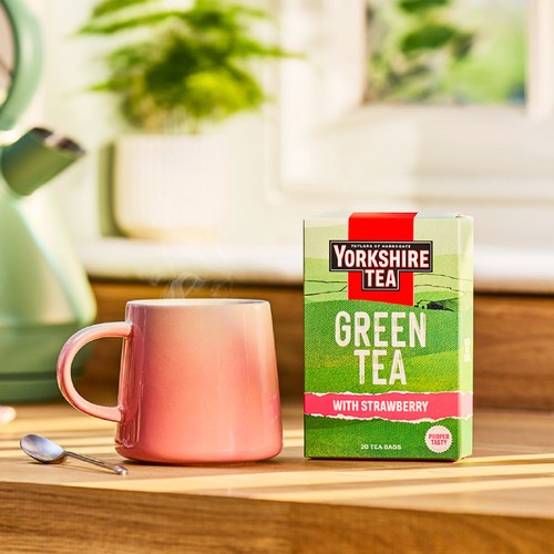 Yorkshire Tea Green Tea with Strawberry Tea Bags