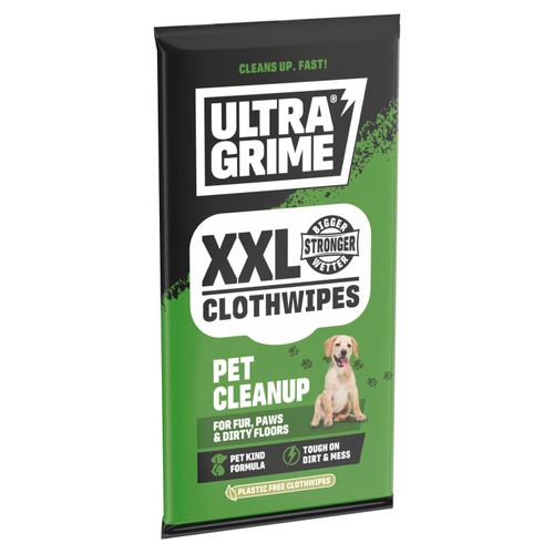 UltraGrime Pet Cleanup XXL Clothwipes