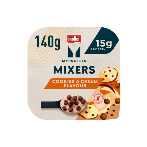 Muller MyProtein Mixers Cookies & Cream