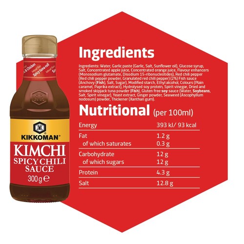Kikkoman Spicy Chilli Sauce for Kimchi