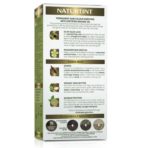 Naturtint Permanent Hair Colour Gel 7N Hazelnut Blonde