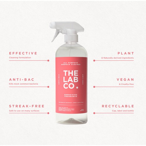 The Lab Co. Energising All Purpose Cleaner Antibacterial