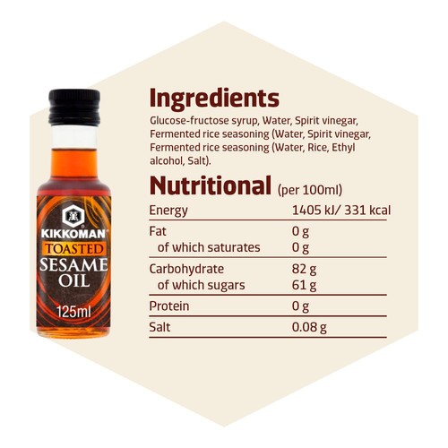Kikkoman Japanese Toasted Sesame Oil for Seasoning & Dressings