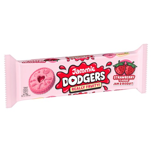 Jammie Dodgers Really Fruity Strawberry Flavour Biscuits
