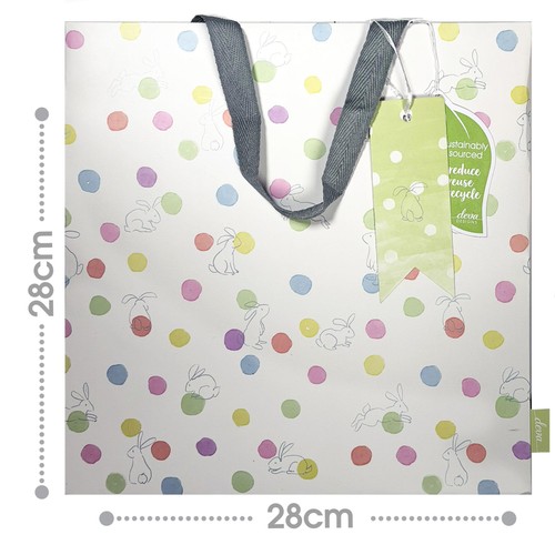 Deva Large Square Polka Bunny Bag