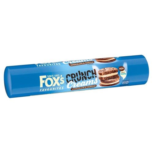Fox's Biscuits Chocolate & Vanilla Crunch Creams