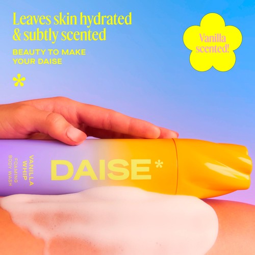 DAISE Foaming Body Wash in Vanilla Whip, Ultra Hydrating for Skin