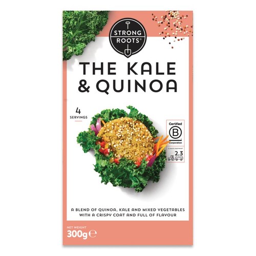 Strong Roots The Kale & Quinoa Burger
