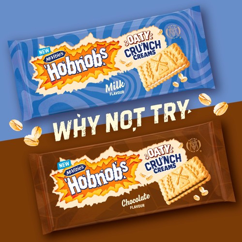McVitie's Hobnobs Oaty Creams Vanilla Biscuits