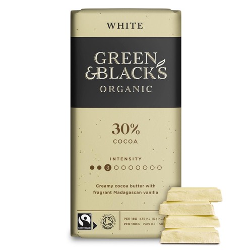 Green & Black's Organic White Chocolate Bar
