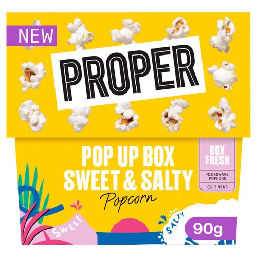 Proper Sweet & Salty Microwave Pop-Up Box Popcorn