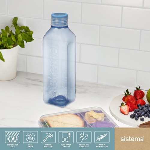 Sistema 1L Square Bottle