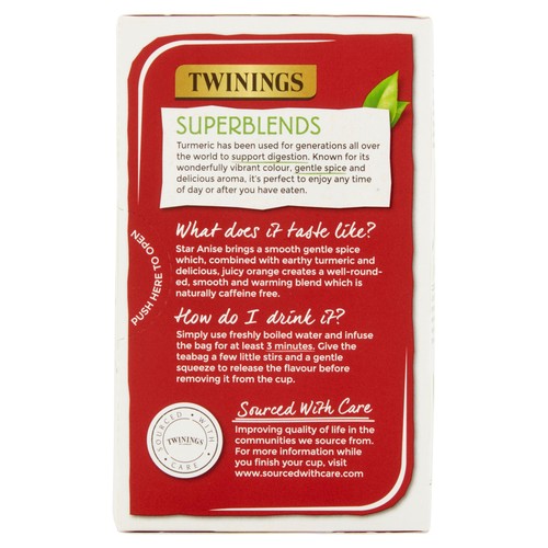 Twinings Superblends Turmeric with Orange & Star Anise