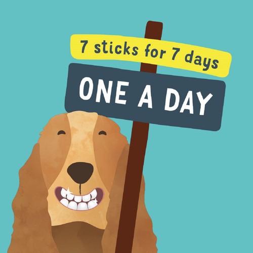 Edgard & Cooper Apple & Eucalyptus Medium Dog Dental Sticks