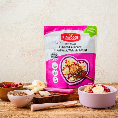 Linwoods Milled CO-Q10 Flaxseed, Almonds, Brazil & Walnuts 