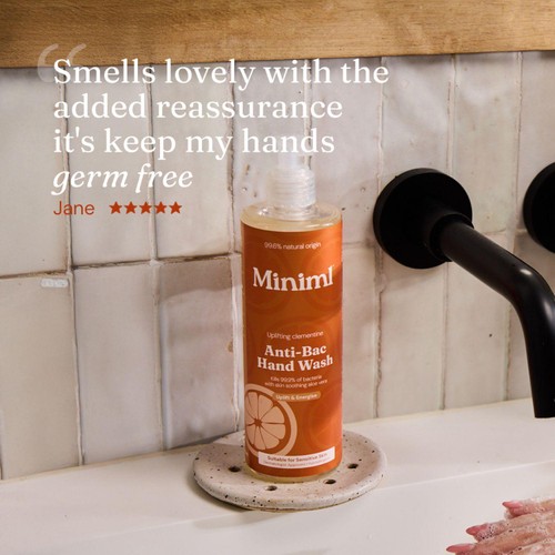 Miniml Anti-Bac Hand Wash Uplifting Clementine
