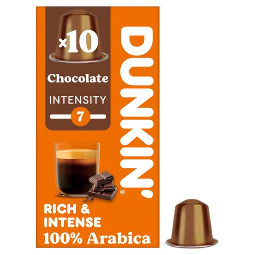 Dunkin Chocolate Nespresso Compatible Coffee Pods