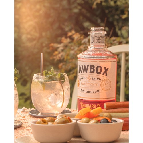 Jawbox Rhubarb & Ginger Gin Liqueur 