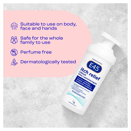 E45 Itch Relief Cream for Itchy Irritated Skin & Eczema