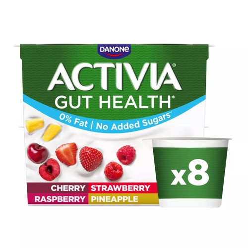 Activia Strawberry Raspberry Cherry Pineapple Yoghurt