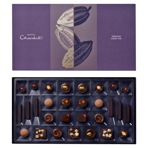 Hotel Chocolat - Serious Dark Fix Chocolate Box