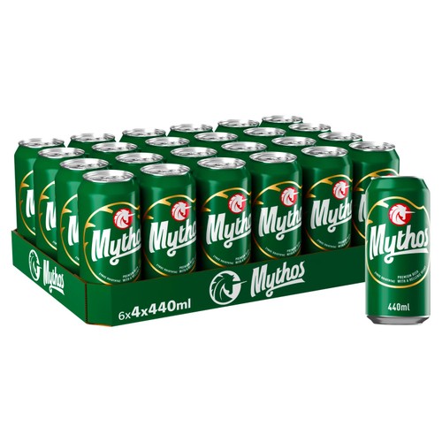 Mythos Premium Greek Lager Beer Can