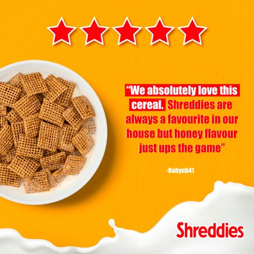 Shreddies Honey Breakfast Cereal