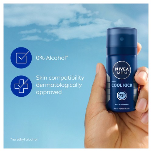 NIVEA MEN Cool Kick Anti-Perspirant Deodorant Spray 
