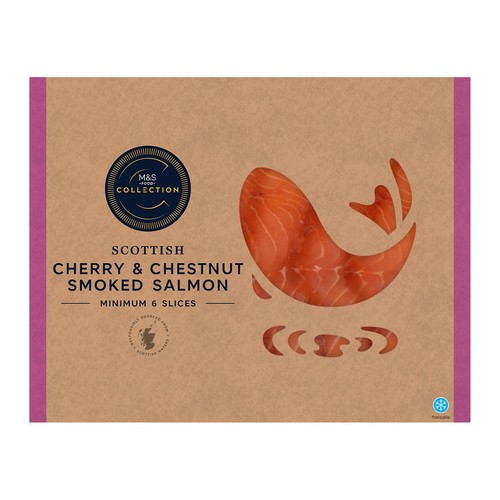 M&S Collection Scottish Cherry & Chestnut Smoked Salmon