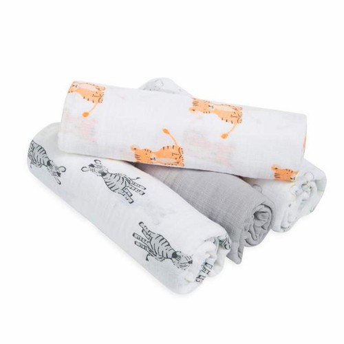 Aden + Anais Muslin Swaddles Safari Babes