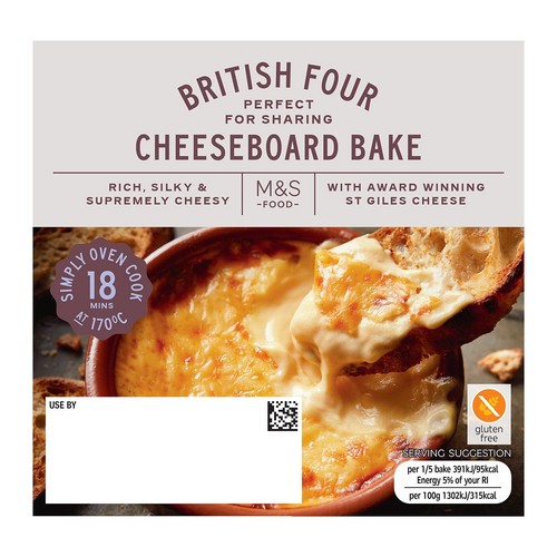 M&S British Four Cheeseboard Bake