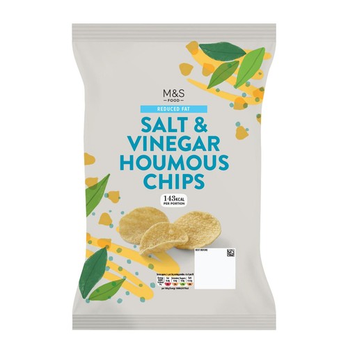 M&S Salt & Vinegar Houmous Chips