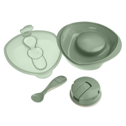 Vital Baby Nourish Power Suction Bowl - natural moss