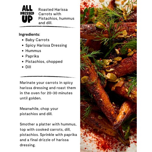All Dressed Up Spicy Harissa Dressing