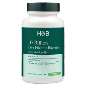 Holland & Barrett 10 Billion Live Friendly Bacteria + Acidophilus Capsules