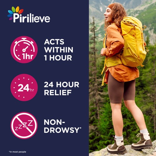 Pirilieve Hayfever Relief, Fexofenadine Antihistamine Tablets