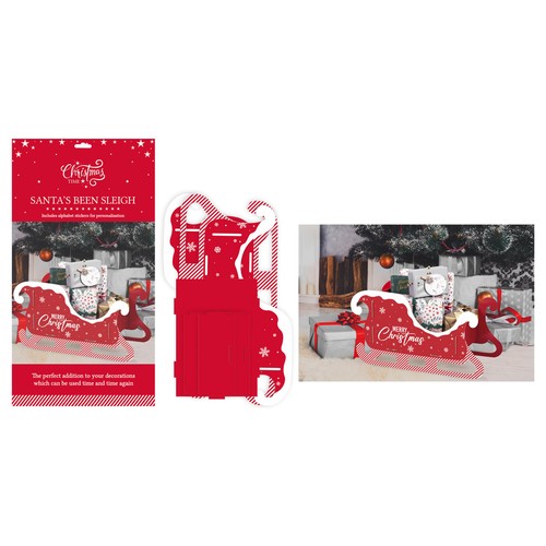 Santa's Been Sleigh Christmas Craft